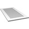Ekena Millwork Vertical Surface Mount PVC Gable Vent: Non-Functional, w/ 3-1/2"W x 1"P Standard Frame, 22"W x 42"H GVPVE22X4201SN - alternate 3